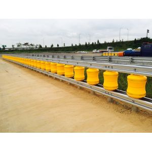 Traffic Plastic Pliable Barrier Spiral Staircase Rotating Anticollision Highway