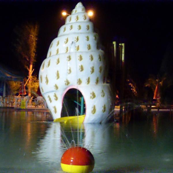 Commercial Colorful Water Pool Slides / Family Water Park Resorts Swimming Pool