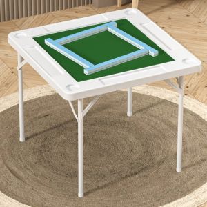 Quality Customizable Logo 4-Player Poker Card Mahjong Table for Outdoor and Indoor Activities for sale