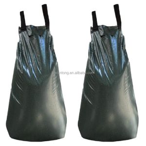 PE Material 20 Gallon 75L Tree Watering Bag in Dark Green for Newly Planted