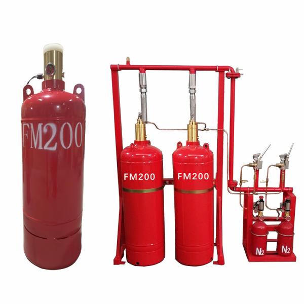 FM200 Gas Suppression System 1.0 Barg Design Pressure For Superior Fire Suppression