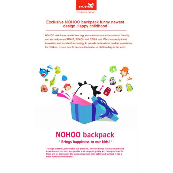 Lovely Preschool Animal Backpacks For Girls Cow Style OEM / ODM Available