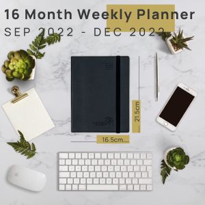 80GSM Ivory Paper Academic Monthly Planner ECO Friendly Material