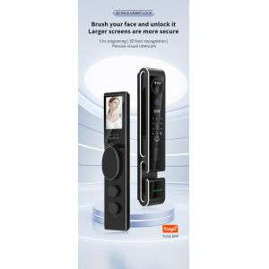 Qleung S666 3D Face ID Recognition Door Lock With Multi-unlock Ways For Home