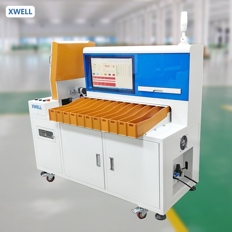 Quality Battery Sorting Machine Automatic 11 Channel IR Voltage Cell Sorter For Cylindrical Battery Pack18650 21700 for sale