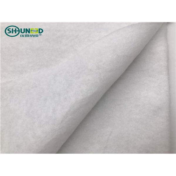 100% Polyester Felt Fabric / Insulation Needle Punched Geotextile For Garment