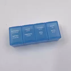 High Quality Pill Box 4 Compartment Mini Pill Box Case