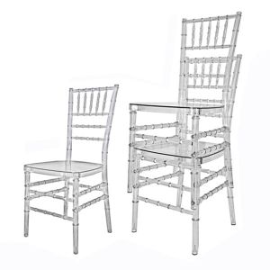 Couple Wedding Banquet Chairs With Cushion Stacked Disassembly 40x40x92cm
