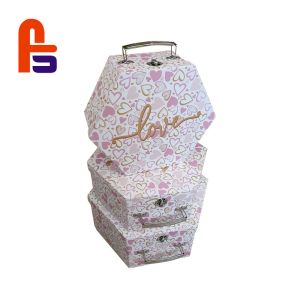 Durable Cardboard Suitcase Box 100% Recycled Material Environmentally Friendly