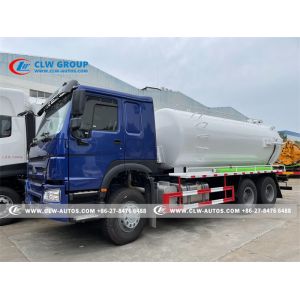 SINOTRUK HOWO 6x4 371HP 15000L Sewage Suction Truck