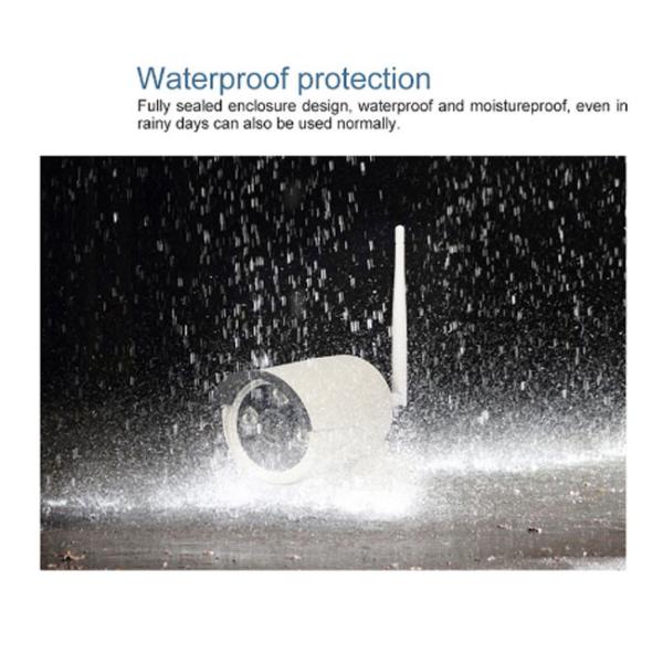 Night Vision 2MP WiFi CCTV Camera Kit , 4PCS Wireless Outdoor Cctv Camera Kits