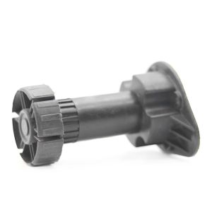 Plastic Plastic Cabinet Legs , Adjustable Furniture Hardware Fittings