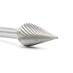 M Type 6mm*13mm Tungsten Carbide Burr Cone Pointed End Type With 6mm Shank
