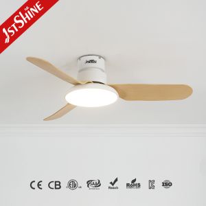 Flush Mounted Ceiling Fan With Light Remote Dimmable Led Light