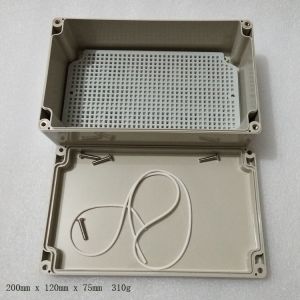 Electrical Cable Distribution Junction Box 200*120*75mm Waterproof with Din Rail
