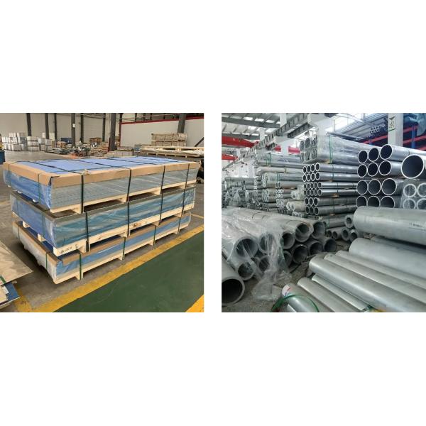 6061 5083 3003 2024 5052 7075 Seamless Aluminum Round/Square/Coiled Pipe For Building Side
