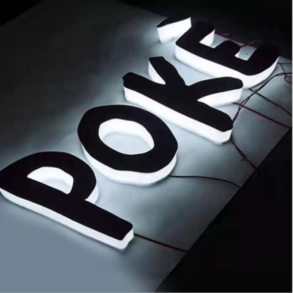 Hot Selling 3d Led Light Letter Channel Stainless Steel Luminous Letter Sign