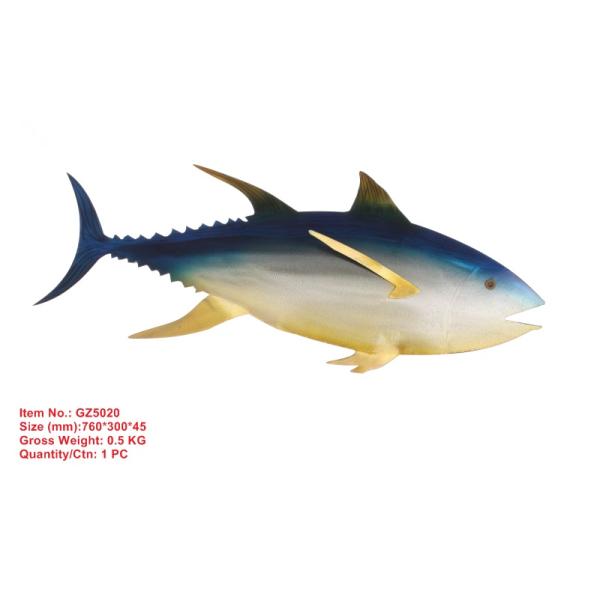 Buy Shark Shape Design Metal Wall Art at wholesale prices