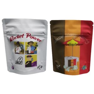 Digital Printing Bag 3.5G 1LB Soft Touch Holographic Pouch High Barrier Smell