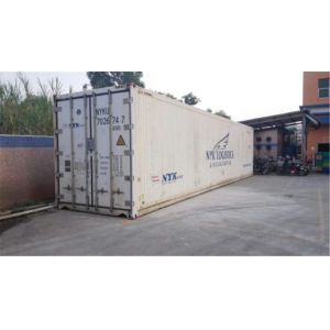 Quality 28cbm Shipping 40 Foot Refrigerated Container With Temperature Controlled for sale