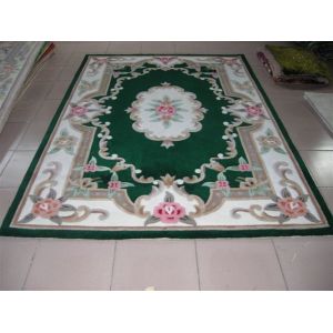 Traditional Design Flower Handtufted Acrylic Carpet