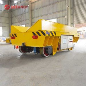 Automated RGV Guided Coil Transfer Cart On Railway