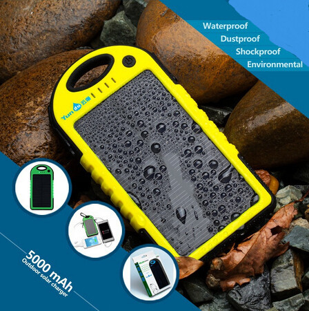 Buy OEM/Manufacturer Portable Solar Charger 5000mAh for iPhone 5 5s at wholesale prices