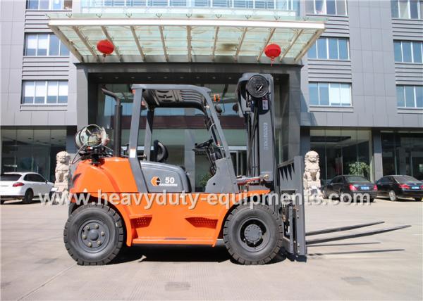 Buy Sinomtp FY50 Gasoline / LPG forklift with 2550mm Mast Lowered Height at wholesale prices