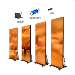 Aluminum Panel LED Poster Display 320x160mm SMD2121 Chips P2.5mm Pitch