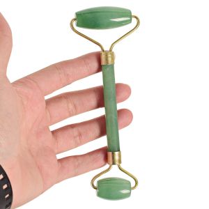 Green Aventurine Double Jade Roller