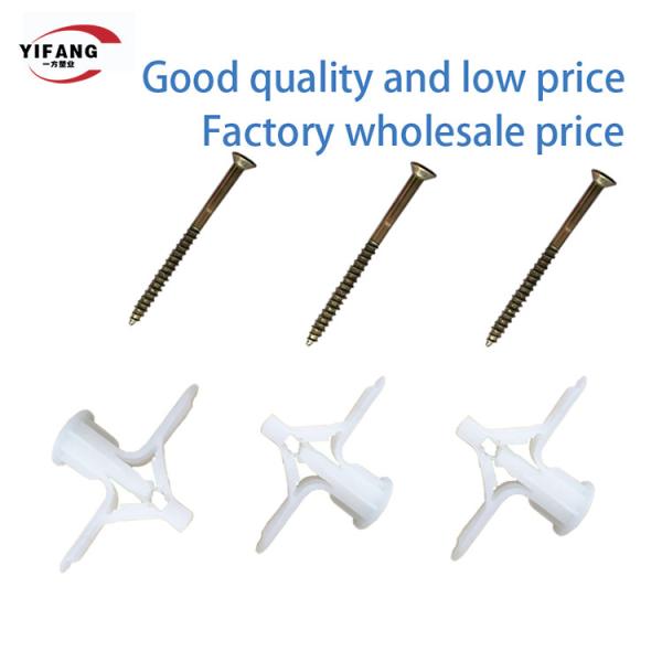 Buy White Hollow Expansion 10*32mm Plastic Sleeve Anchor at wholesale prices