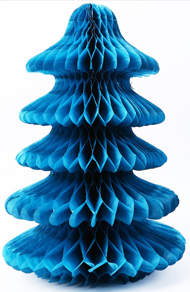 Foreign trade Christmas gift home table decoration Creative paper flip paper Christmas tree Traditional paper carving