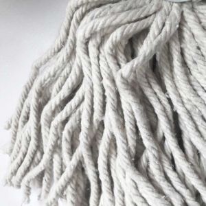 Cotton Mop Head Metal Socket Wooden handle Hotel, Home, Industrial Use