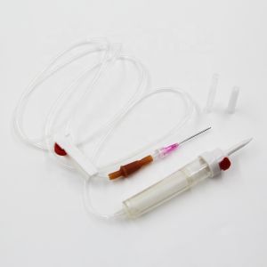 Pp 18G Needle Blood Transfusion Set ETO Sterilization Medical Comsumables