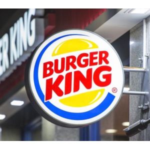 Double Sided 3D Lightbox Signage Illuminated Round Shape Acrylic Face