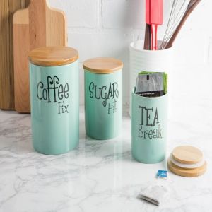 Tea Ceramic Tableware Set Canister Ceramic Candle Jar Durable