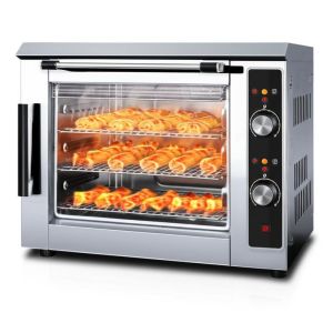 Hot-Wind Lamb Grill Machine 17KW with Auto-Cleaning