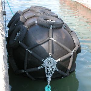 BV Tyre 80Kpa Pneumatic Fender for Ship Protection High Performance Float Rubber