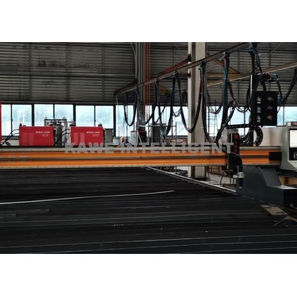 Steel Gantry Type CNC Plasma Cutting Machine 12000mm/min For Steel Plate