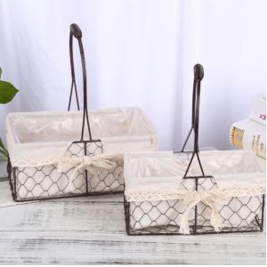 Holiday Gift Iron Basket