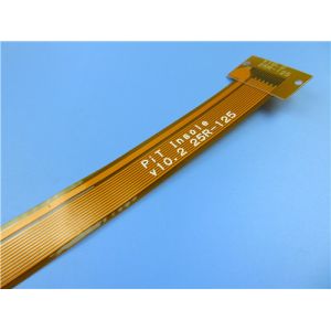 2-Layer Flexible Printed Circuit (FPC) Built on Polyimide With Immersion Gold