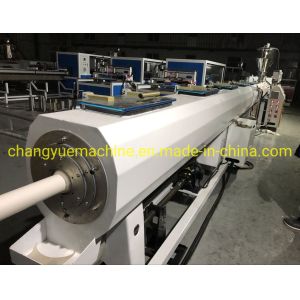 Double Screw PVC Pipe Extruder Machine with Deep Screw Channel Structure and
