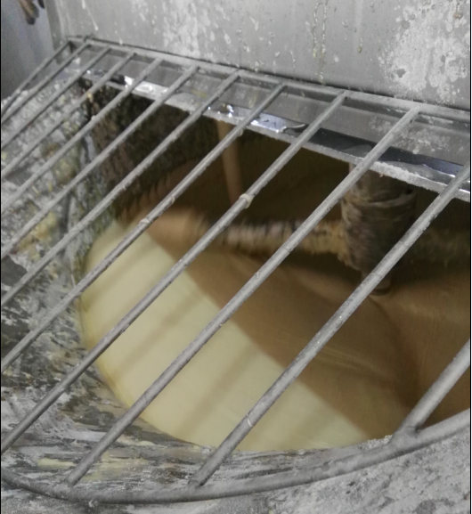 600 Kg /Hr Capacity Cake Production Line Drawing providing With Production Sandblasting