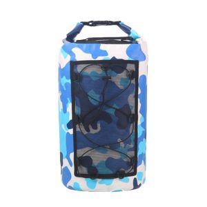 Camouflage PVC Waterproof Backpack , Wet Dry Separation Waterproof Dry Backpack