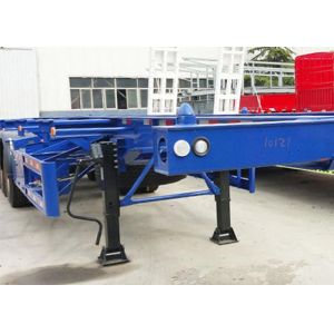 Q345B Skeleton Container Semi Trailer 40000kg Truck Trailer Chassis