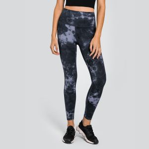 Quick Dry Women Pocket Yoga Jogger Pants Camo Printing Fitness Four Way Stretch