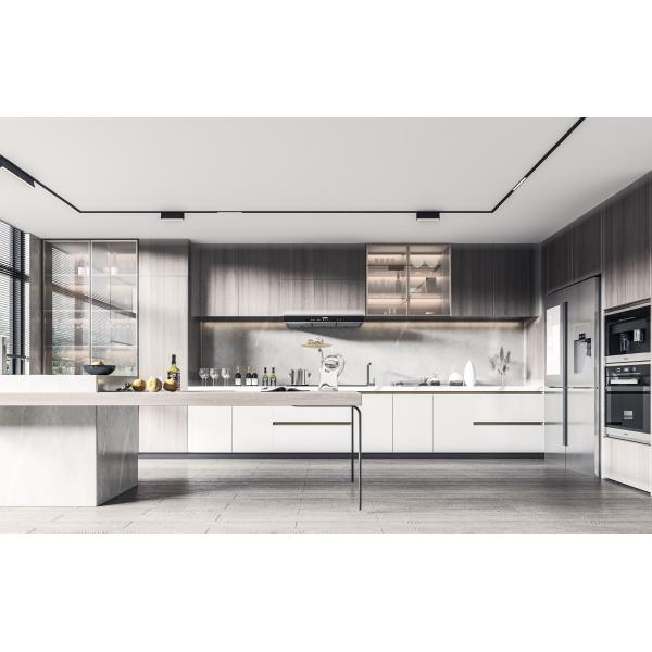 Buy Customized Kitchen Cabinets Classic Italy Style Wooden Cabinet For Villa at wholesale prices