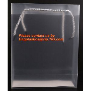 Eco-friendly custom printing plastic PP handle shopping bag for gift/cloth