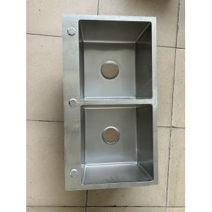 Premium Thick - Gauge Stainless Steel Double - Basin Sink