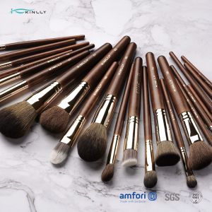 22pcs Wooden Handle Private Label Makeup Brush Set